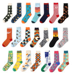 Cotton Casual Colorful Socks argyle