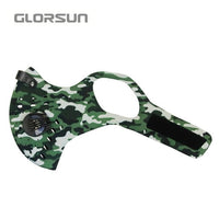 Face Mask With Filter Activated Carbon Anti-Pollution Bike Half Face mouth Mask